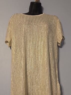Ted Baker Metallic Fitted Tee